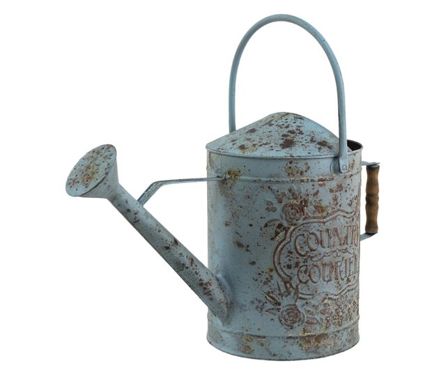 Ukrasna prskalica plava antikno smeđa 50x21x44 cm
