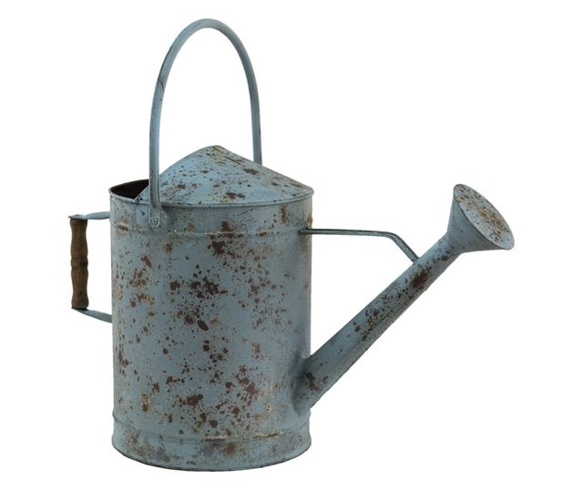 Ukrasna prskalica plava antikno smeđa 50x21x44 cm