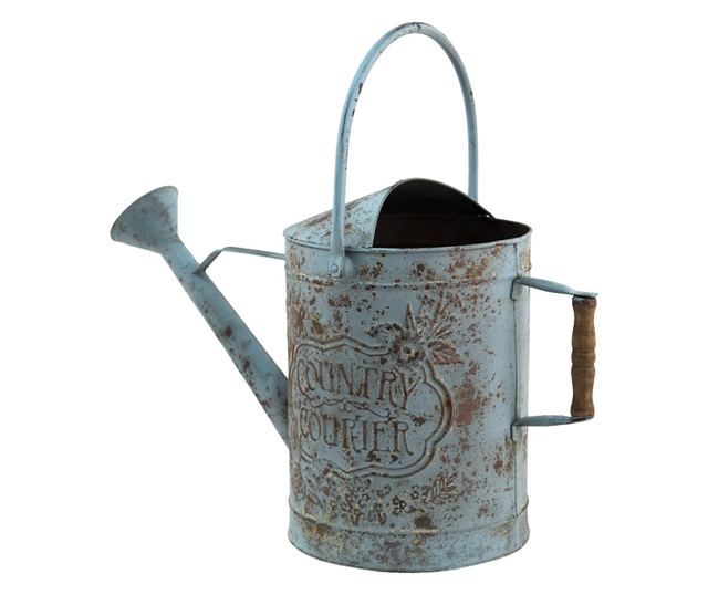 Ukrasna prskalica plava antikno smeđa 50x21x44 cm