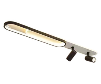 Aplica LED RFAN, Model B106-80, 3 Tipuri De Lumina, 98W, Negru