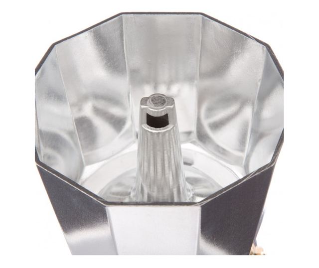 Espressor Clasic Italy, aluminiu, 6 portii