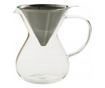 Infusor MPL cafea/ceai, sticla, infusor inox, 11x17 cm, 0.8 litri