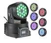 IdeallStore® színes LED projektor, Light Maddness, fényjátékok, 70 W, 18 fényforrás, fekete