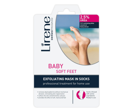 LIRENE - Sosete exfoliante Baby soft feet
