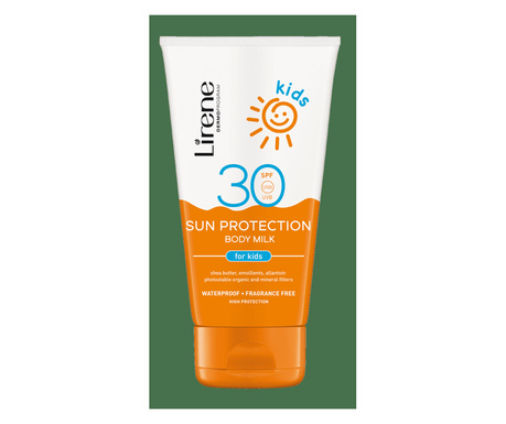 LIRENE SUN - Lapte de corp pentru protectie solara copii SPF 30, 150ml