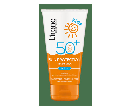 LIRENE SUN - Lapte de corp cu protectie solara pentru copii SPF 50, 150ml