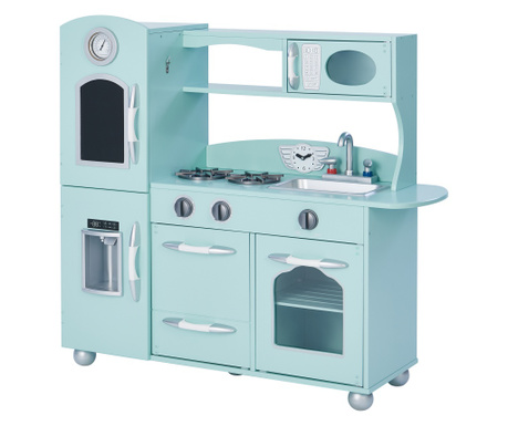 Bucatarie Copii Little Chef Chelsea, Teamson Kids, Mdf/Lemn, Verde Menta