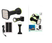 IdeallStore® LED zseblámpa, napelembarát, újratölthető, 2 világítási mód, napelem mellékelve