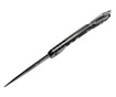IdeallStore® zsebkés, futurisztikus kés, rozsdamentes acél, 15,5 cm, fekete