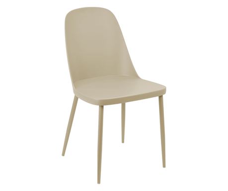 RAKI ORLANDO Scaun tersa/bucatarie cappuccino, 54x46xh80cm, polipropilenă
