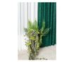 Set de 2 draperii semiopace,verde,DolceSara035,cu rejansa,300x250