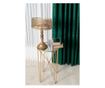 Set de 2 draperii semiopace,verde,DolceSara035,cu rejansa,300x250