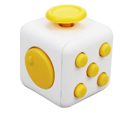 Fidget Cub antistres, Magic cube, Galben 1010ZX