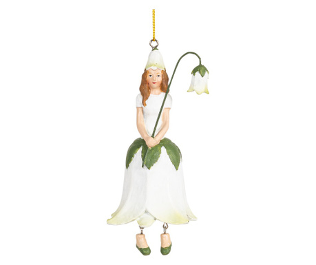 Figurina cu agatatoare Flower Girl Campanula, 11 cm