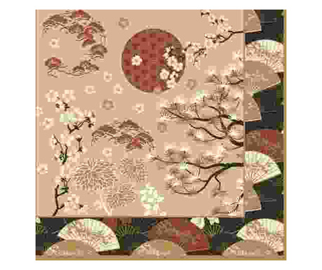 Papírszalvéta 33x33 cm 20 db Coffee Mania Kimono
