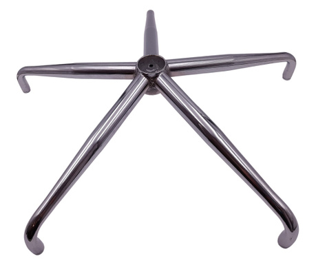 IdeallStore fém talapzat vezetői székhez, 65 cm, ezüst