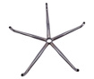 Метална основа IdeallStore® за директорски стол, 65 см, сребриста