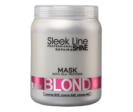SLEEK LINE - Masca BLOND BLUSH - contine pigment neutralizant roz, 1000ml