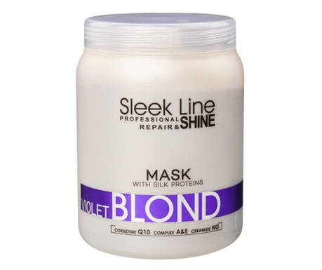SLEEK LINE - Masca VIOLET BLOND - contine pigment neutralizant violet, 1000ml