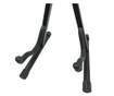 IdeallStore® универсална сгъваема стойка за китара, 38 см, металик, черна