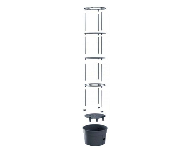 Ghiveci cu suport tip sera pentru rosii, 21 piese, 29.5x24.5x1152cm, Prosperplast