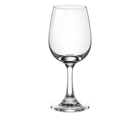OCEAN SOCIETY Set 6 pahare vin alb cu picior, 210ml, D6,7xh15,7cm, sticla