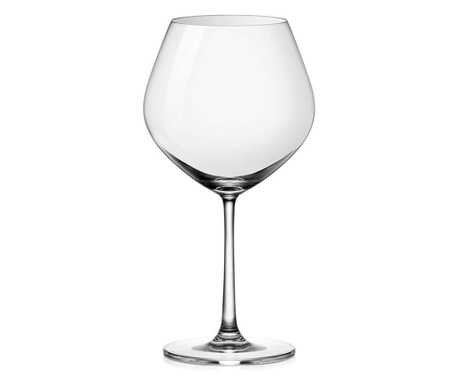 OCEAN SANTE Set 6 pahare vin rosu cu picior Burgundy, 635ml, D10,9xh21,2cm, sticla