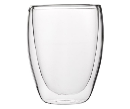 Стъклена чаша, Стъкло, 9х11,5 см, 340 мл, Прозрачен