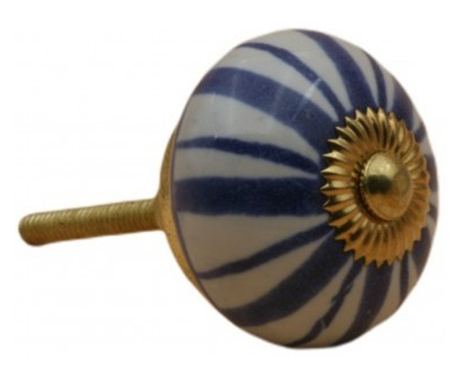 Vintage stílusú, kézzel festett porcelán bútorgomb