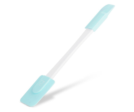 Spatula din silicon - albastru deschis - 24,5 x 4,5 cm