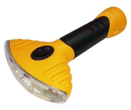 IdeallStore® 180°-os túlélő zseblámpa, Heller Retter, LED, 350 lumen, sárga