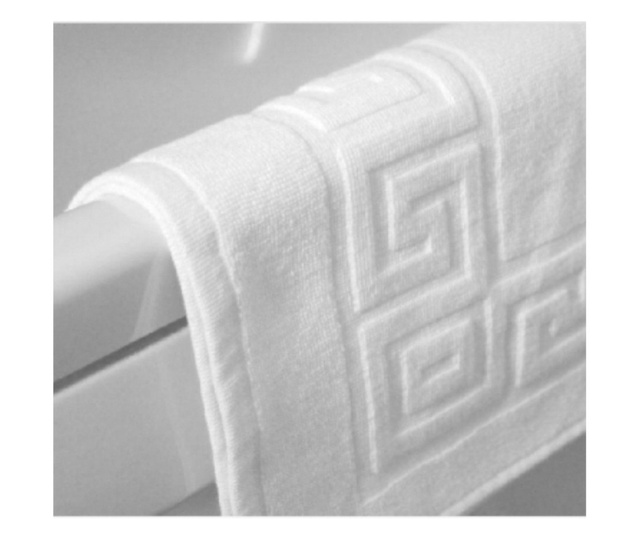 Quasar & Co. 3 darabos fürdőlepedő szett, 50 x 90 cm, 600 g/m², szállodai minőség, 100% pamut, fehér