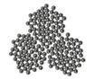Set 100 bile metalice IdeallStore®, Precision Target, airsoft si prastie, 6 mm, 0.75g, argintiu