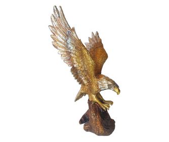 Statueta decorativa, Vultur, Auriu, 32 cm, DVR0228