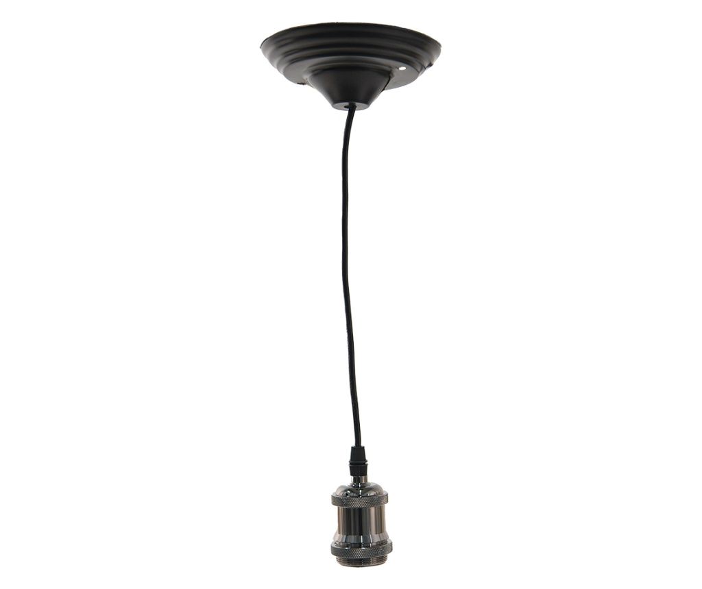 2 db fekete függő lámpatartó szett 14x150