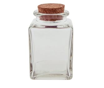 12 db 5x5x8 cm-es, 90 ml-es üvegedény készlet