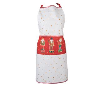 Božićna pamučna kuhinjska pregača 70x85 cm