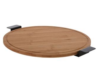 Tálalótányér Excellent Houseware, bambusz, 40 cm, barna