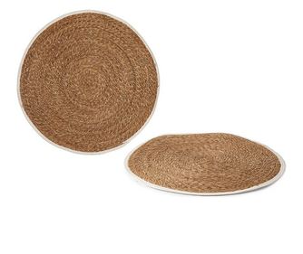Covor Brown White Fibre naturale (Ø 100 cm)