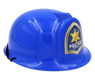 Interaktivna igračka policijska kaciga plave boje