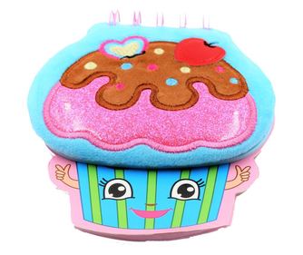 Τρισδιάστατο σημειωματάριο πολύχρωμο cupcake 60 σελίδες