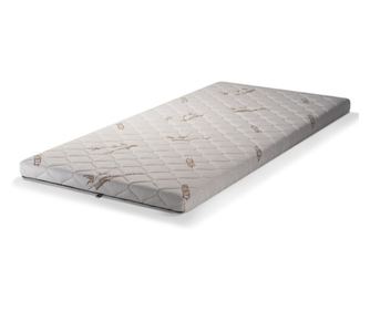 Topper saltea cu efect de masaj Ekotex Bamboo massage, 8 cm, cu fermoar