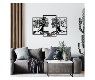 Kovinska stenska dekoracija Love Tree