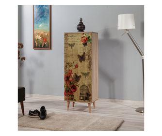 Dulap Multifunctional Filinta cu 2 Usi, Stejar, 50 x 38 x 135 cm