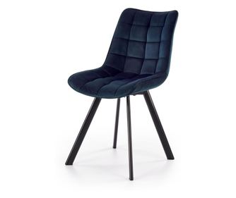 K332 noge stolice - crne, sjedište - mornarsko plavo