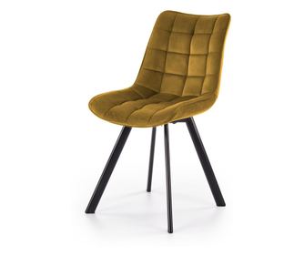 K332 noge stolice - crne, sjedište - smeđe