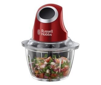 Mini tocator Russell Hobbs Desire 24660-56, 200W, 500ml, Bol sticla, Rosu