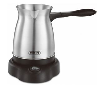 Cezve electric Rosberg R51165AS, 600W, 500 ml, Utilizare fără fir, oțel inoxidabil