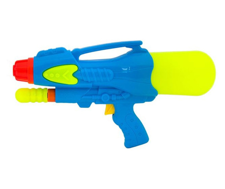 Детски пистолет, Воден, Пластмаса, 33х18 см, 3+ години, Син/Жълт