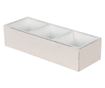 Starinska bela lesena škatla za shranjevanje 33x12x7 cm